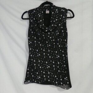 BRODY MYLES COLLECTION | small | Sleeveless Polka Dot Blouse | Made In Canada